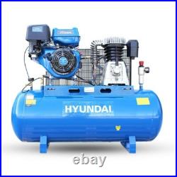 Hyundai 200L Litre Air Compressor, 29CFM 145psi, Belt Drive 14hp HY140200PES