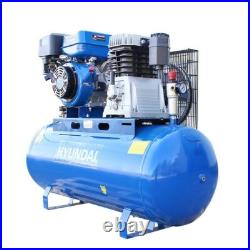 Hyundai 200L Litre Air Compressor, 29CFM 145psi, Belt Drive 14hp HY140200PES