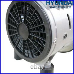 Hyundai 24 Litre Air Compressor, 5.2CFM/100psi, 15M Compressor Hose + Fittings