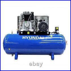 Hyundai 270 Litre Air Compressor, 21CFM/145psi, 3-Phase 7.5hp HY75270-3