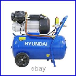 Hyundai 50 Litre Air Compressor 14CFM/116psi Direct Drive V-Twin 3HP