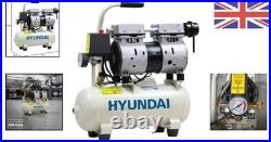 Hyundai 8 Litre Oil-Free Low Noise Air Compressor for DIY and Air Tools