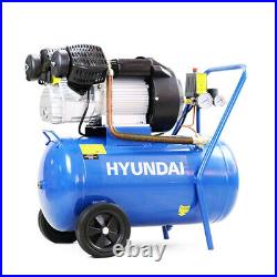 Hyundai Air Compressor Direct Drive 50 Litre V-Twin 14CFM/116ps 3HP HY3050V