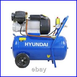 Hyundai Air Compressor Direct Drive 50 Litre V-Twin Cylinder 230V HY3050V Hyundai Air Compressor Direct Drive 50 Litre V-Twin Cylinder 230V HY3050V