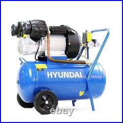 Hyundai Grade C HY3050V, 50 Litre V-Twin Direct Drive Air Compressor 14CFM