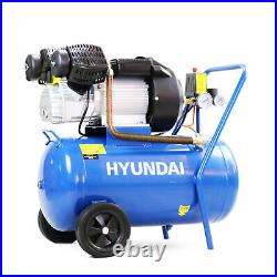 Hyundai HY3050V Air Compressor 14cfm 50-Litre V-Twin Direct Drive 240v