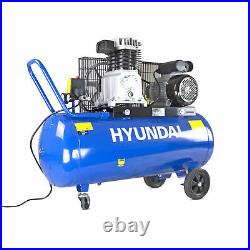 Hyundai HY3100P Air Compressor 14cfm 100-Litre Belt Drive 240v