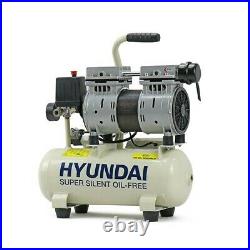 Hyundai HY5508 550w Silent Air Compressor 4cfm 8-Litre 240v