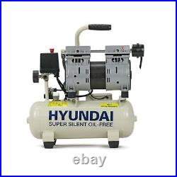 Hyundai HY5508 8 Litre Oil Free Direct Drive Air Compressor +5 Pcs accessories K