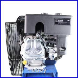 Hyundai Petrol Air Compressor 90 Litre, 10.7CFM/145psi, 7hp HY70100P