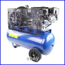 Hyundai Petrol Air Compressor 90 Litre, 10.7CFM/145psi, 7hp HY70100P