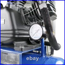 Hyundai Petrol Air Compressor 90 Litre, 10.7CFM/145psi, 7hp HY70100P