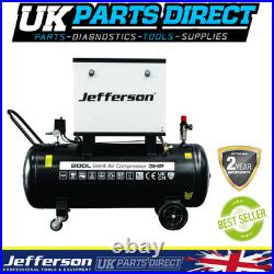 Jefferson 200 Litre 3HP Compressor 230V SILENT CANOPY 10 BAR 2 YEAR WARRAN Jefferson 200 Litre 3HP Compressor 230V SILENT CANOPY 10 BAR 2 YEAR WARRAN