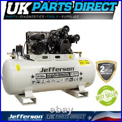 Jefferson 200 Litre 4HP Compressor 2 YEAR WARRANTY