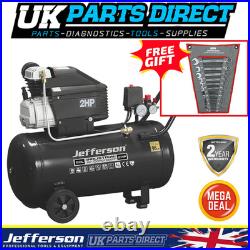 Jefferson 50 Litre 2HP Compressor 230V 8 BAR 2 YEAR WARRANTY