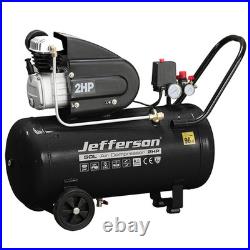 Jefferson 50 Litre 2HP Compressor 230V 8 BAR 2 YEAR WARRANTY
