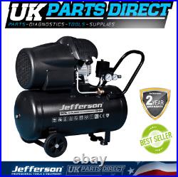 Jefferson 50 Litre 3HP V Pump Compressor (10 Bar) 2 YEAR WARRANTY