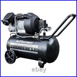 Jefferson 50 Litre 3HP V Pump Compressor 230V 8 BAR 2 YEAR WARRANTY