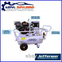 Jefferson 50 Litre 6.5hp Petrol Belt Driven Compressor