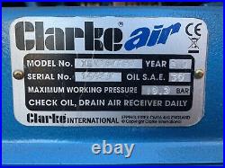Latest Clarke GARAGE TYPE Air Compressor XEV16 150 litre tank 3HP 14 C