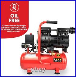 Lightweight 15kg Oil-Free Air Compressor 0.75HP Perfect for DIY & Garage Use