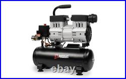 Low Noise Electric Air Compressor 8 Litre 750W 116PSI Oil Free 131L/min 2 Year