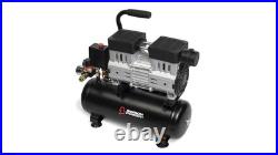 Low Noise Electric Air Compressor 8 Litre 750W 116PSI Oil Free 131L/min 2 Year