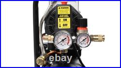 Low Noise Electric Air Compressor 8 Litre 750W 116PSI Oil Free 131L/min 2 Year