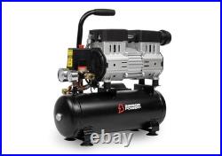 Low Noise Electric Air Compressor 8 Litre 750W 116PSI Oil Free 131L/min 2 Year