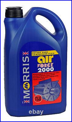 Morris Air Force 2000 Piston / Vane Compressor Oil 5 & 25 litres ISO 68 & 150