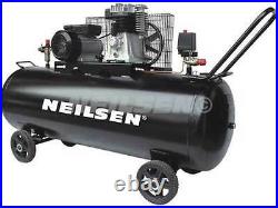 Neilsen Proffesional 230 litre 3hp 230v Belt driven electric compressor CT1621