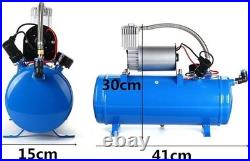 New 150 Psi Air Compressor With 6 Liter Tank For Air Horn Train Truck Rv Pick Up