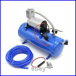 New 150 Psi Air Compressor With 6 Liter Tank For Train Truck Boat Horn DC 12V