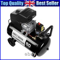 New Portable 50l Litre Ltr Air Compressor 9.6cfm 2.5hp 3000rpm Tire Type 8 Uk New Portable 50l Litre Ltr Air Compressor 9.6cfm 2.5hp 3000rpm Tire Type 8 Uk