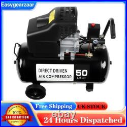 New Portable Air Compressor 50L Litre ltr 9.6CFM 2.5HP & 5 Piece Tool Kit