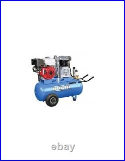 Nuair 100 Litre Professional / Honda Petrol Belt Drive Air Compressor 16.2 Cfm