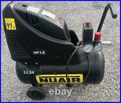 Nuair Air compressor 24litre Working Tested Tool