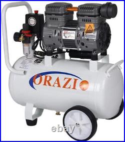 ORAZIO Air Compressor Oil Free 24 Litre, 800W 65DB Low Noice Silent Portable