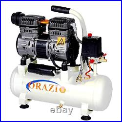 ORAZIO Air Compressor Oil Free 9 Litre, 550W 116PSI Low Noice Silent Portable
