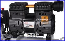 Oil Free 9 Litre, 550W 116PSI Low Noice Silent Portable Electric Air Compressor Oil Free 9 Litre, 550W 116PSI Low Noice Silent Portable Electric Air Compressor