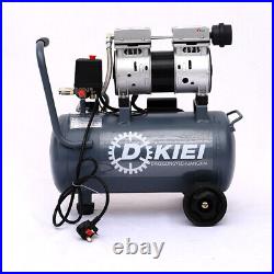 Oil-Free Air Compressor 25Litre 2.5HP 1800W Silent Portable Oil Free 8bar 115psi