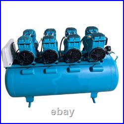 Oil Free Air Compressor GTM MT S 250L 1250l/min 220V PRO Low Vibration 250 Liter