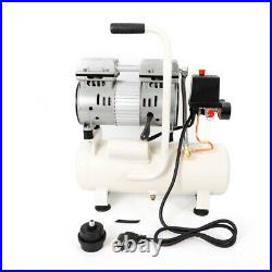 Oil-Free Air Compressor Silent Low Noise Piston Compressor 9 Litres 680W 1400RPM