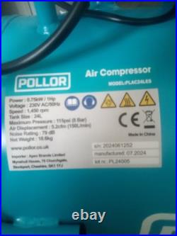 Oil Free Air Compressor silent type 24 Litre 5.2 Cfm