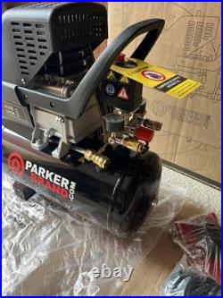 Parker Brand 24 Litre Air Compressor 9.6 CFM, 2.5 HP, 24L (NEW OTHER) Parker Brand 24 Litre Air Compressor 9.6 CFM, 2.5 HP, 24L (NEW OTHER)