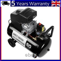 Portable 50 Litre Air Compressor 9.6CFM 2.5HP 230V Direct Drive 8 Gear Portable 50 Litre Air Compressor 9.6CFM 2.5HP 230V Direct Drive 8 Gear