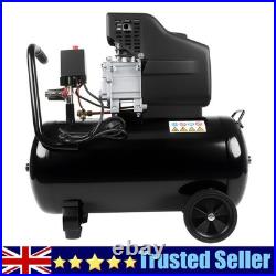 Portable 50 Litre Air Compressor 9.6CFM 2.5HP 230V Direct Drive 8 Gear