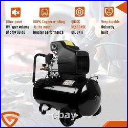 Portable 50L Litre Air Compressor 9.6CFM 2.5HP 115 PSI 8 BAR & 5 Piece Tool Kit