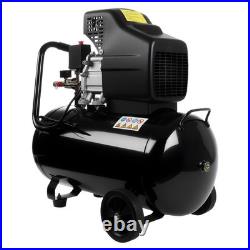 Portable 50L Litre Air Compressor 9.6CFM 2.5HP 115 PSI 8 BAR & 5 Piece Tool Kit