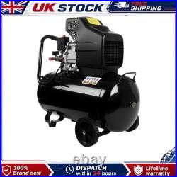 Portable 50L Litre Air Compressor 9.6CFM 2.5HP 115 PSI 8 BAR & 5 Piece Tool New
